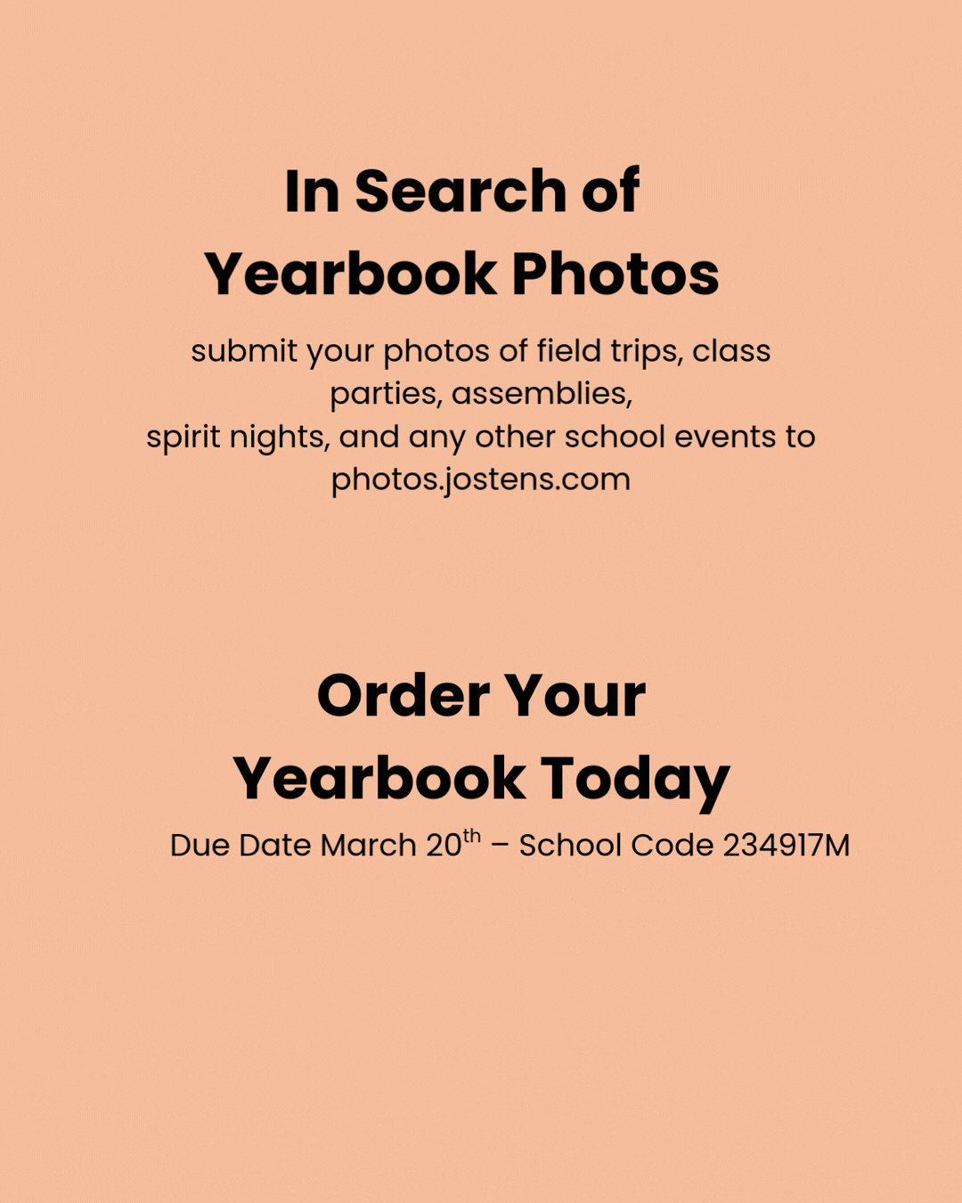 yearbook information